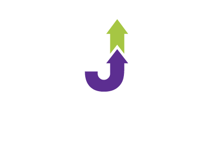 letter j arrows logo