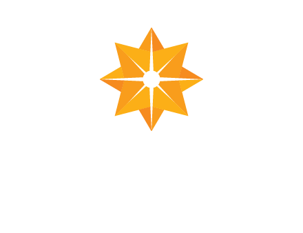 abstract star logo