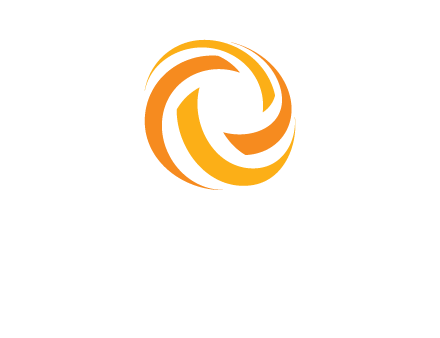 circular swoosh logo