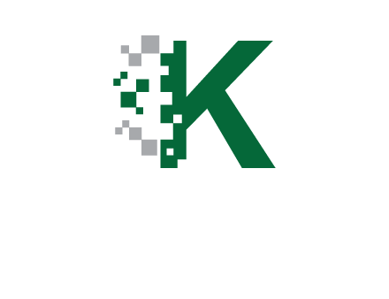 digital letter K logo