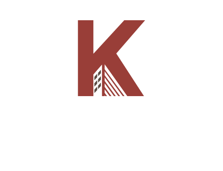 letter k building logo