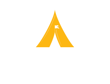 letter a tent icon