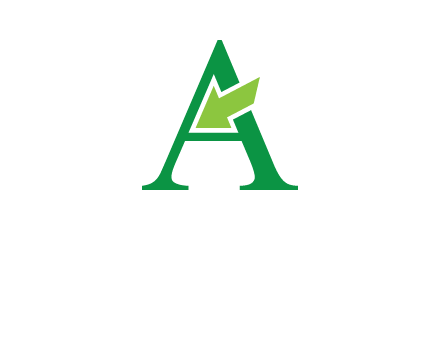 letter A arrow logo