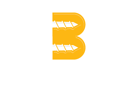 screws in letter B icon