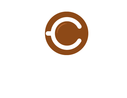 letter c on cup logo