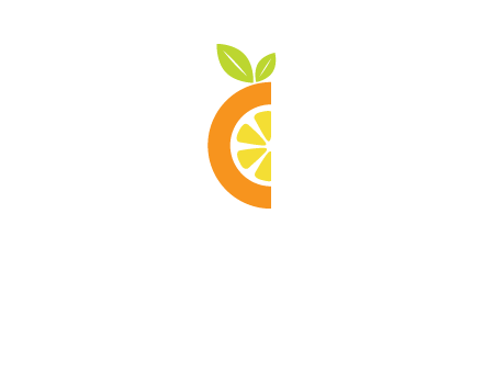 half orange logo