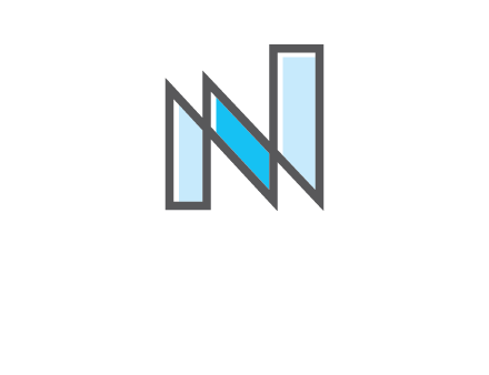 geometric Letter N logo