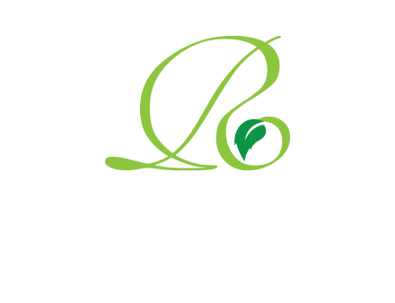 leaf letter R logo