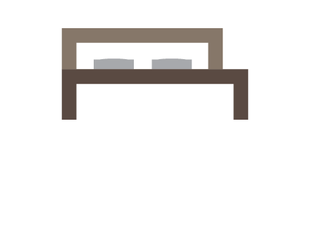 bed in Letter R logo