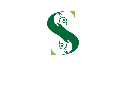 ornamental Letter S logo