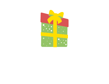 wrapped gift box logo