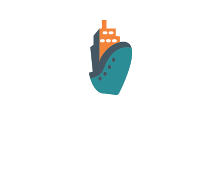 deck-house ship transport logo