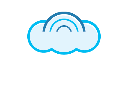 signals on cloud computing logo