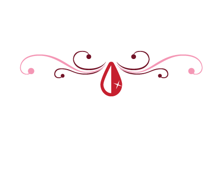 shiny ruby or gemstone logo