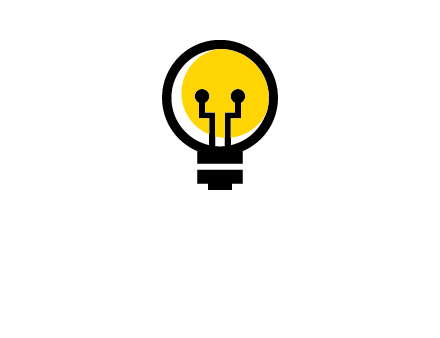 science logo with light bulb