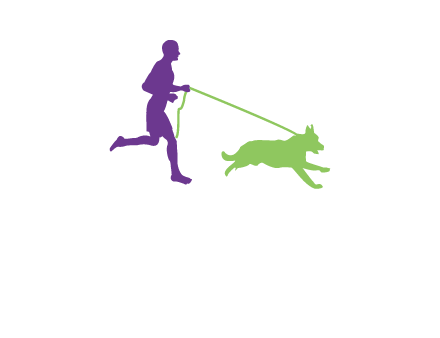 dog walking logo