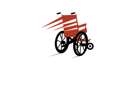 speeding wheelchair logo