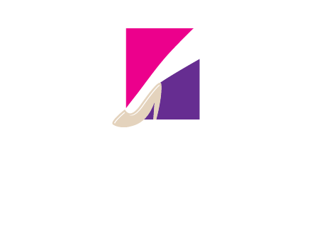 leg wearings heel shoe logo