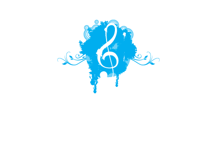 music note inside ink bot with vines logo