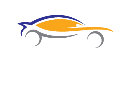 abstract fast car logo