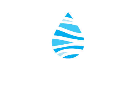 abstract water drop icon