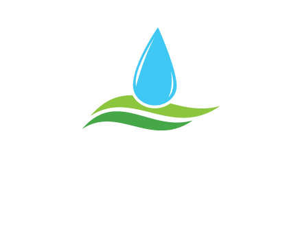 water drop on waves icon