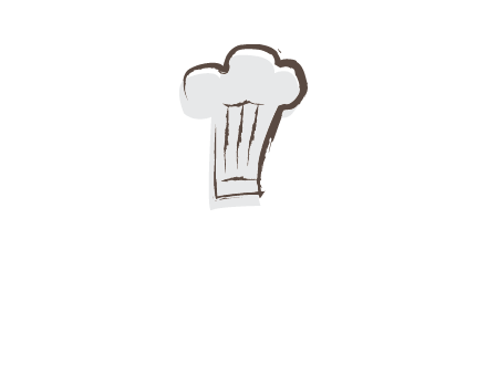 abstract chef cap icon