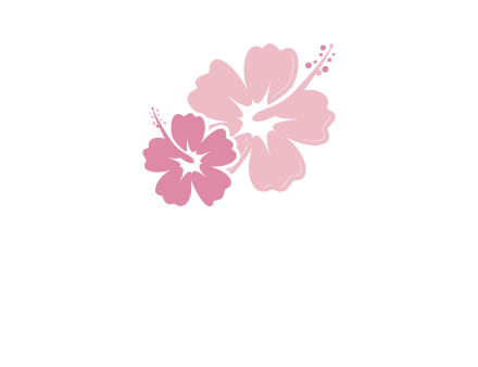 hibiscus flowers logo