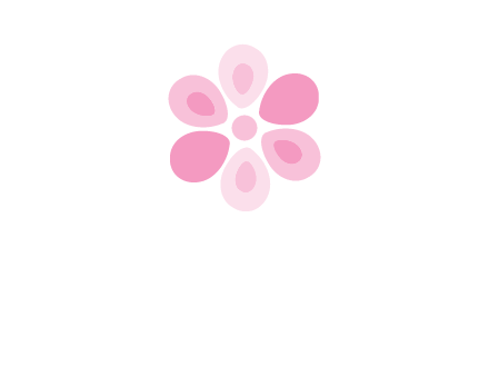 abstract flower logo