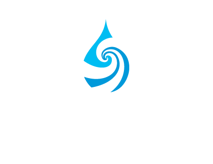 water drop cleaning logo