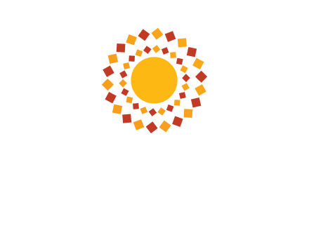 squares around the sun logo