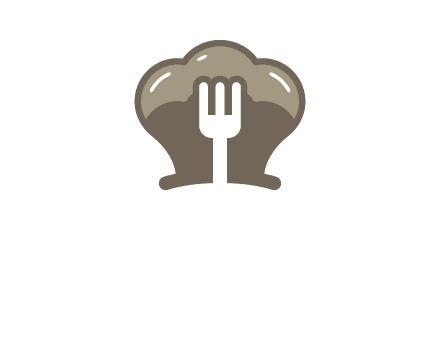 fork in chef hat logo