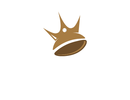 crown on coffee bean logo