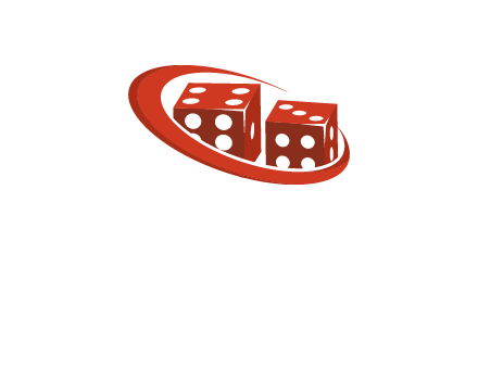 dices with swoosh logo