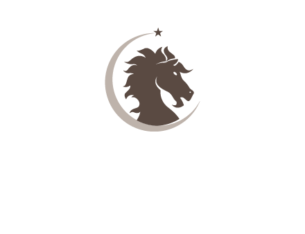 crescent horse logo