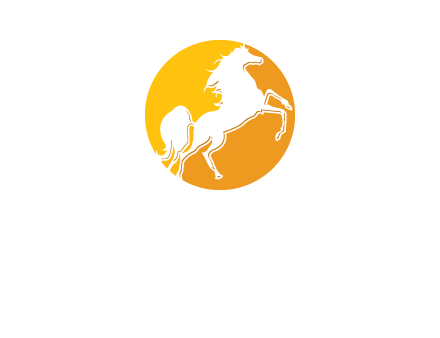 horse in a circle logo