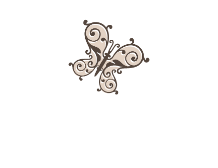 ornament butterfly logo