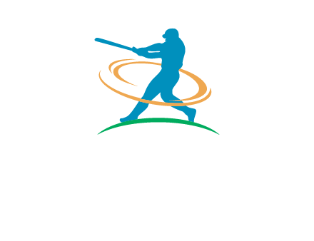 batsman sports logo