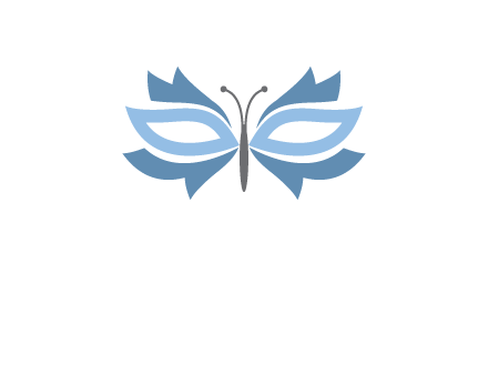 butterfly mask logo