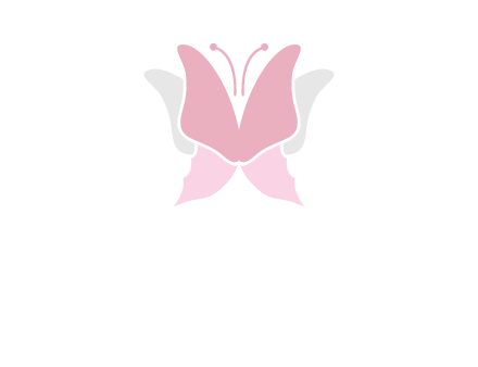 abstract butterfly logo