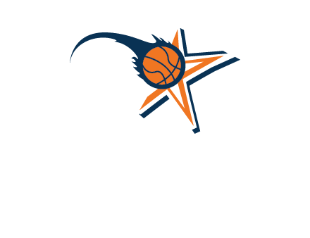 volleyball on star logo