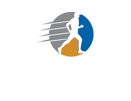 running in circle logo