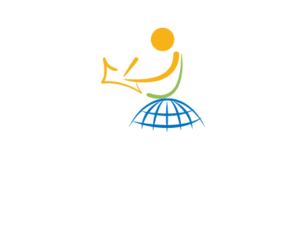 child on globe childcare & education logo