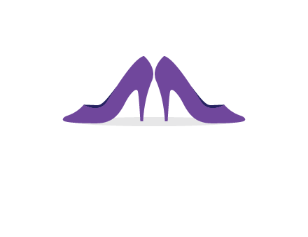 high heels shoes logo