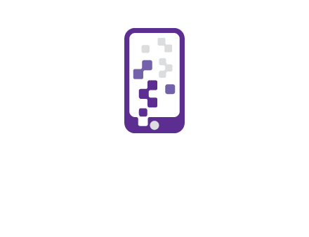 pixel mobile communication logo