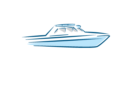 yacht icon for water sports logo