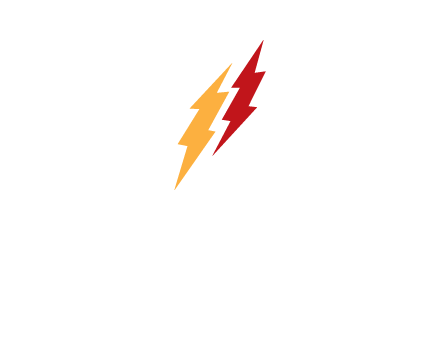 energy icon with lightening bolts