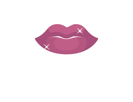 shiny lips beauty logo