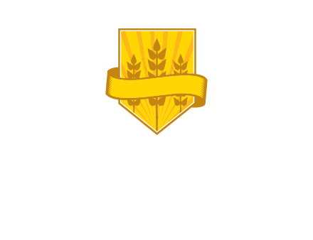 wheat in shield agriculture logo