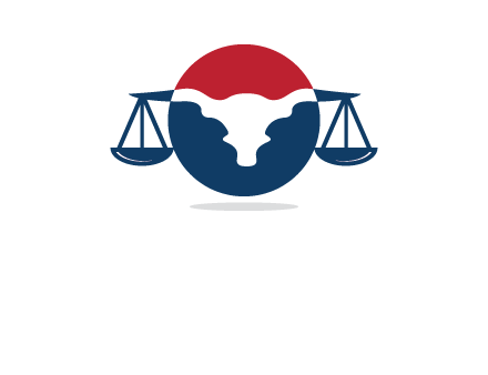 bull face scale law logo